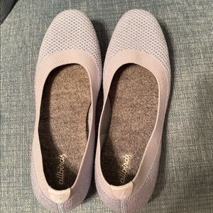 Allbirds Women'sTree Breezers Ballet Slip On Knit Flats Powder Blue Size 8